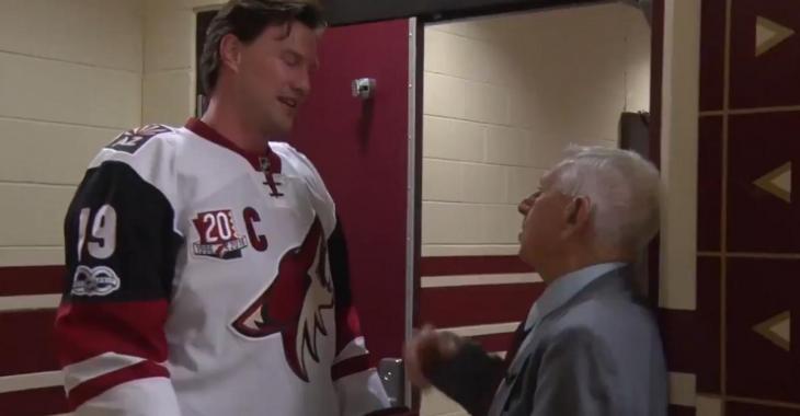 Current and former NHL players react to the passing of beloved Coyotes employee Lou Monaco.