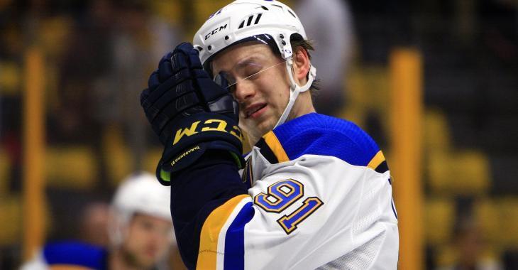 Tarasenko and his agent not happy about O'Reilly being named captain.