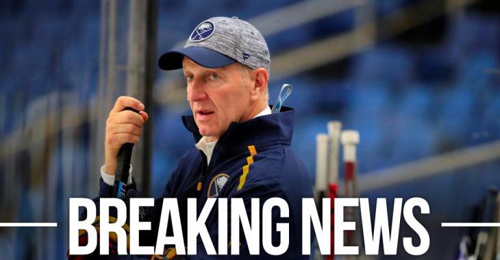 Sabres head coach Ralph Krueger leaves team after positive test result