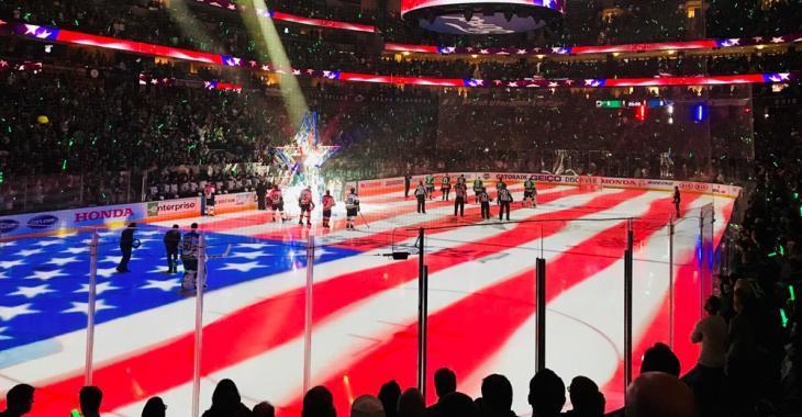 Stars take a controversial stance on the national anthem at home games