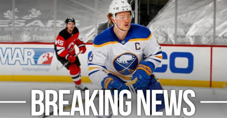 Sabres pull Eichel from the lineup just minutes before game time