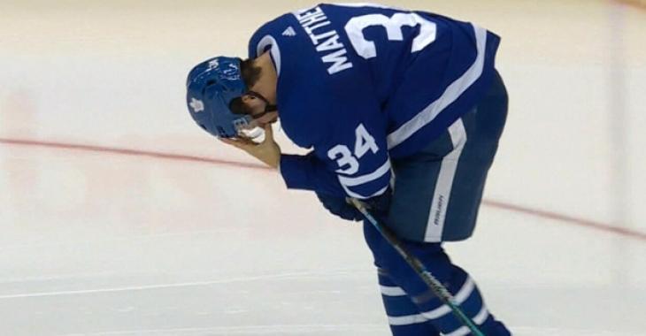 Leafs criticized for playing injured Matthews 
