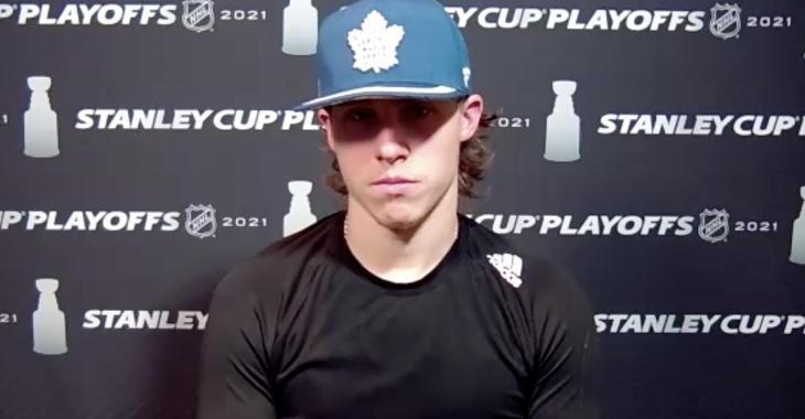 Upset Marner says fans and reporters are lying about his stats in the postseason 