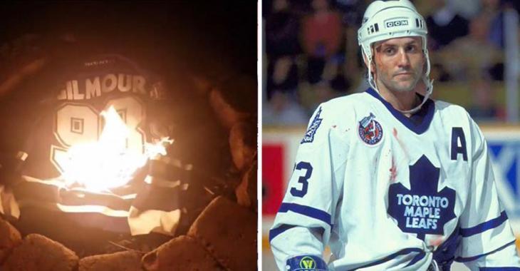 Doug Gilmour takes to social media after Leafs fan burns his jersey in effigy