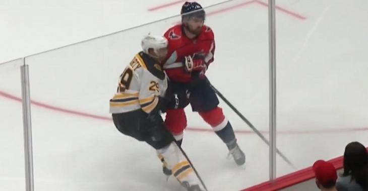 Dylan McIlrath takes out Steven Fogarty with a blatant head shot.