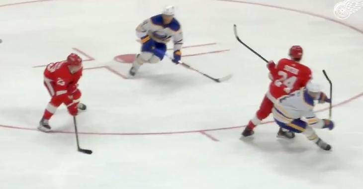 Red Wings' Lucas Raymond scores in exhibition home opener 