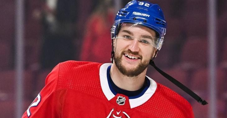 Jonathan Drouin receives standing ovation in return to Montreal.