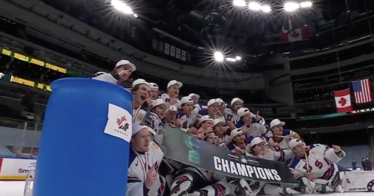 Team USA explains «trash can» controversy after gold medal win against Canada